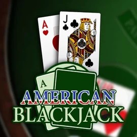 American Blackjack logo – Table Games by Habanero at Action Casino