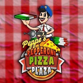 Peppe’s Pepperoni Pizza Plaza logo by Pragmatic Play at Action Casino
